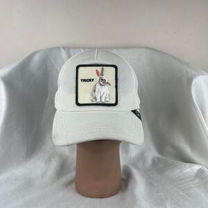 Tricky Rabbit Playing Tricks Goorin Bros The Farm Trucker Hat Mesh Capsule